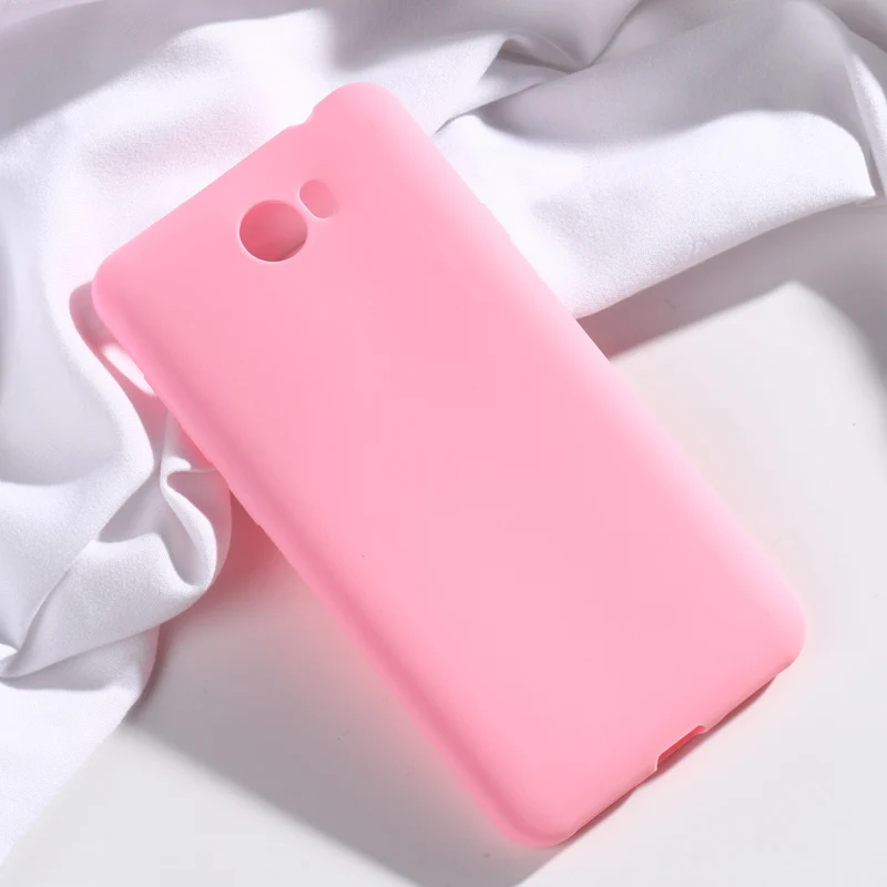 Rose Pink Для huawei Y5 II Y5II Y5 чехол для huawei Honor 5A чехол для телефона конфеты силиконовый чехол для huawei Y9 Y7 Y6 Prime Y5 Y3 - Цвет: Rose Pink