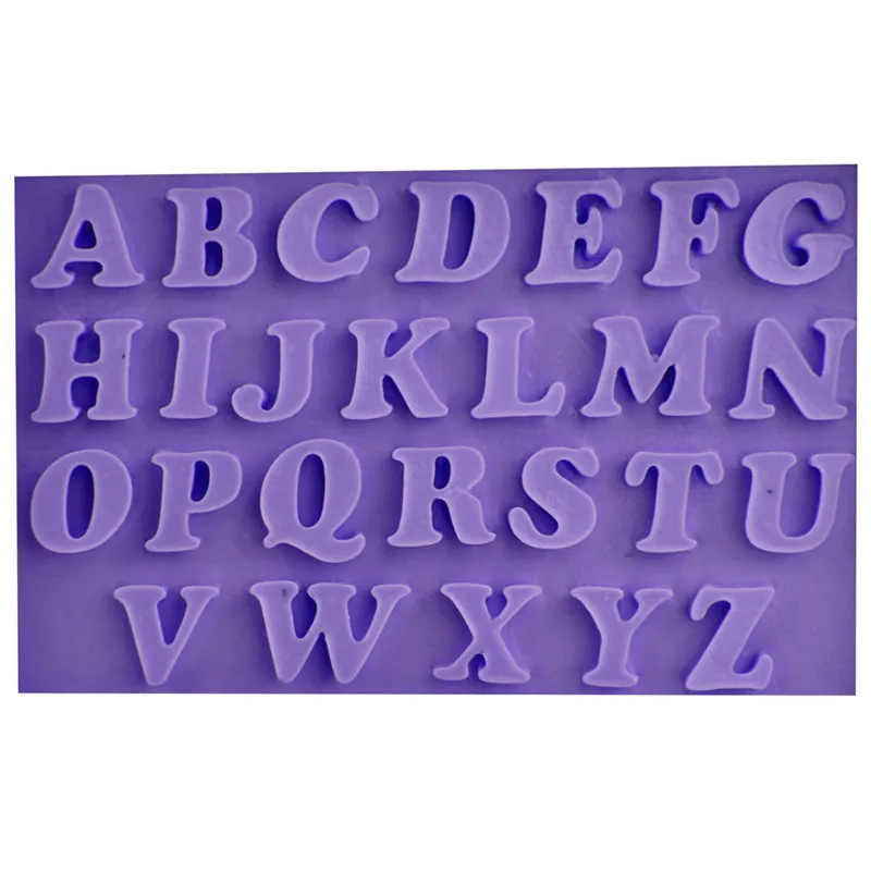 EPASUN английская буква помадка молд мыло силикон для изготовления 3D самодельных