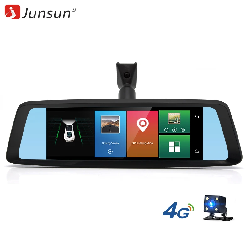 Junsun 6 86 &quot4G специальное зеркало Видеорегистраторы для автомобилей Камера Android 5 1