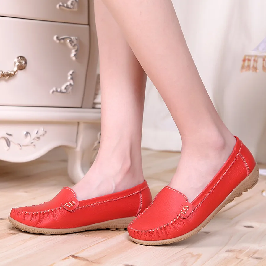 

New Arrival Fashion Style Women Flats Casual Shoes Good Quality Five Colors Spring Autumn Wear Slip-on Soft Bottom Hot Sale Cozy