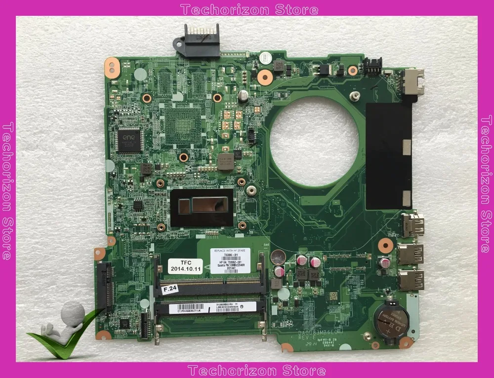 732086-001 материнская плата для ноутбука HP Pavilion 15-N 732086-501 HM76 DA0U83MB6E0 I5-4200U