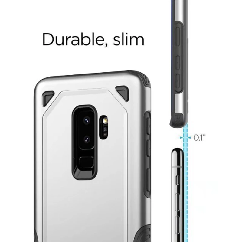 Противоударный чехол для Samsung Galaxy A6 A8 Plus 2018 армированный гибридный жесткий из ТПУ