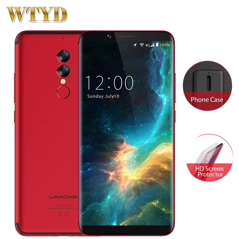 Оригинальный UMIDIGI S2 Lite 4G мобильный телефон Android 7 0 B + 32 ГБ восьмиядерный смартфон