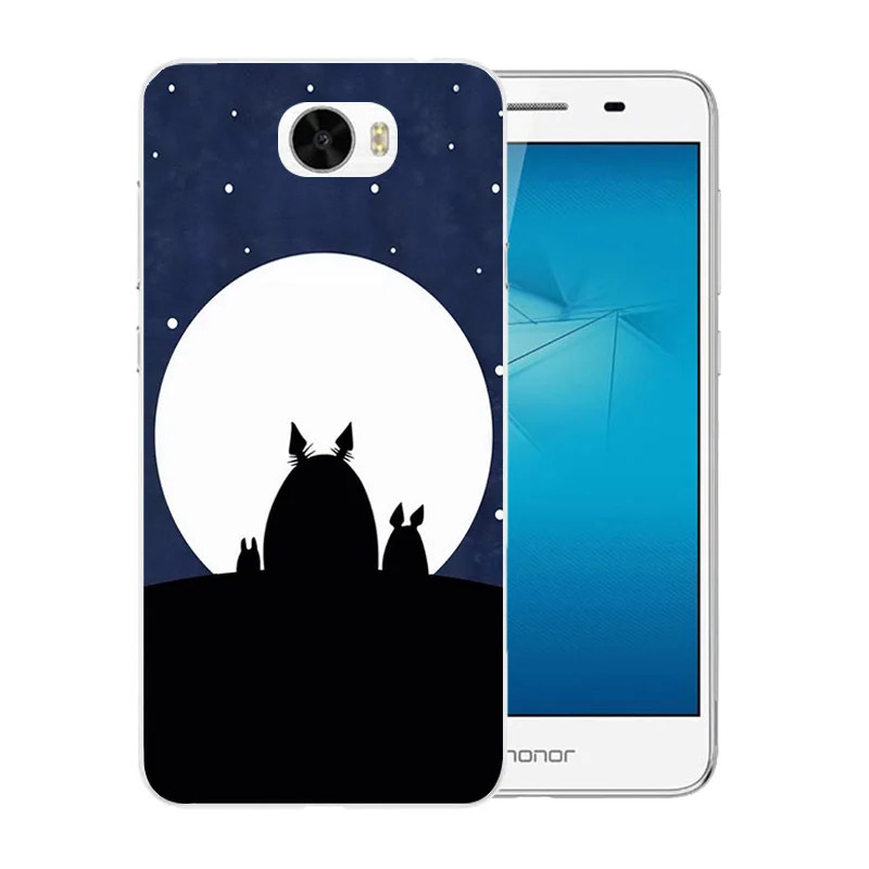 TPU Soft Phone Cases for Huawei Y5 II Y5ii Y52 Cover Pusscat Pattern 5.0&quot Case Silicon Honor 5A LYO-L21 CUN-U29 |