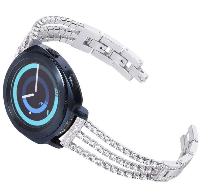 20mm/22mm strap for Samsung Galaxy 46mm Gear S3 Frontier active 42mm S2 classic huawei watch gt watch band metal bracelet