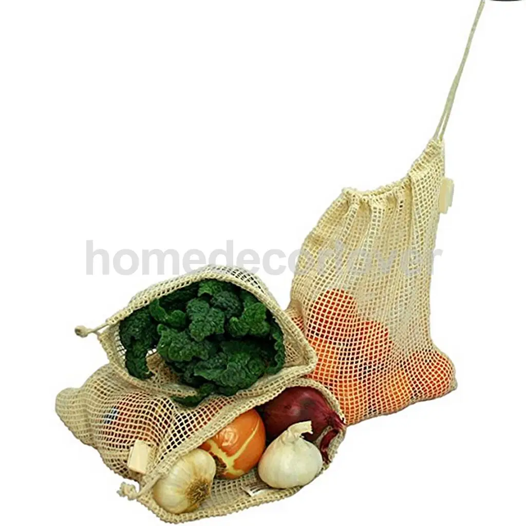 Сетчатая пляжная сумка для покупок сумки продуктов фрукты овощи дорожная