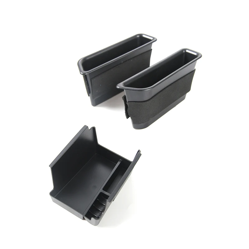 

MOPAI ABS Interior Armrest Storage Box & Door Inner Storage Glove Box Container Holder For Ford Mustang 2015 Up Car Styling