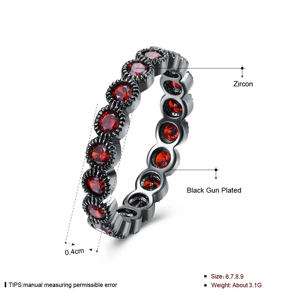 Voor vrouwen расшитые бисером Четки круглые argollas finger для женщин damskie zircon piedras red rojos black gun bijut Dahu Rico кольца