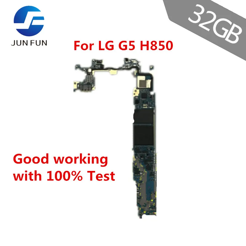 Бренд JUN FUN разблокирована 32 Гб работать для LG G5 H850 материнская плата Тесты