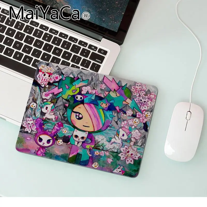 No Lock Edge18x22cm Maiya высокое качество Япония Tokidoki высокоскоростной коврик для мыши Гладкий блокнот для письма настольные компьютеры мат игровой коврик для мыши - Цвет: No Lock Edge18x22cm