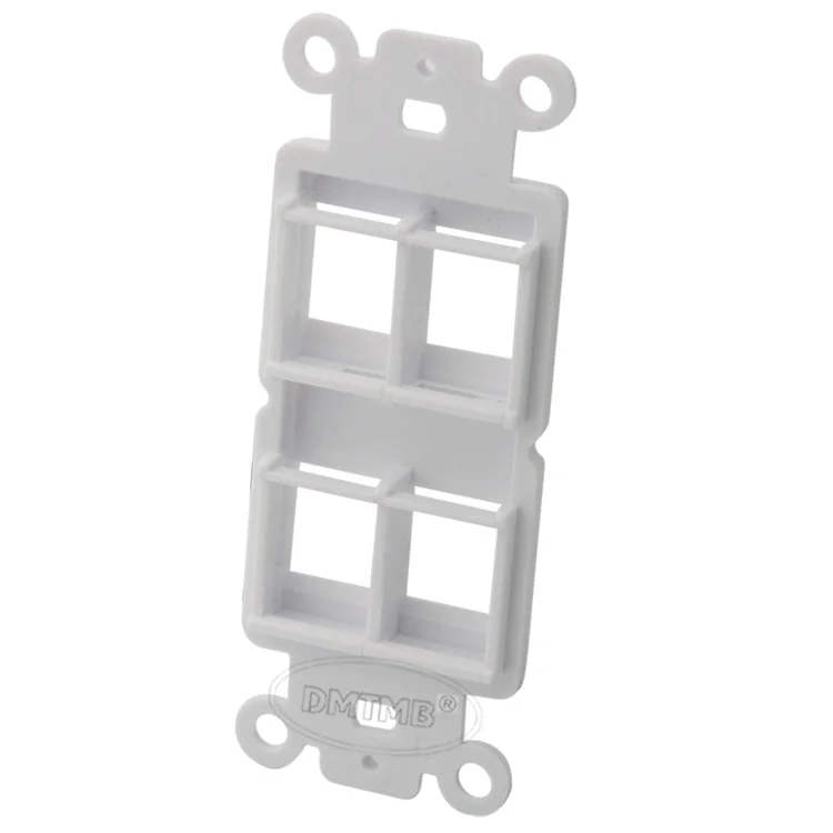 Внутренняя стеновая панель с 4 портами keystone|wall plate|keystone wall platekeystone plate |