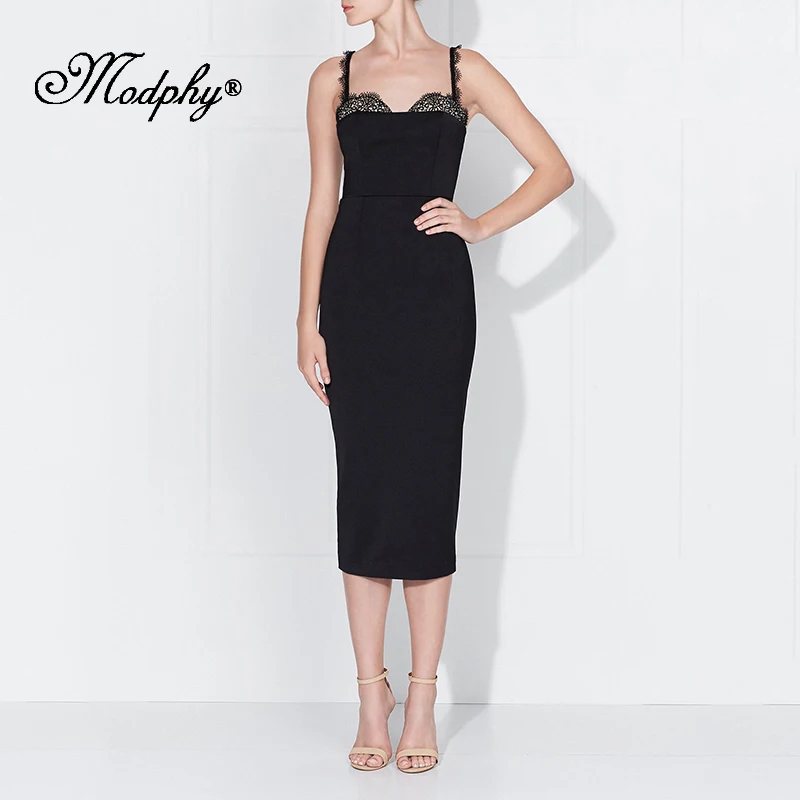 2018 новое летнее женское сексуальное кружевное платье для вечеринки черное