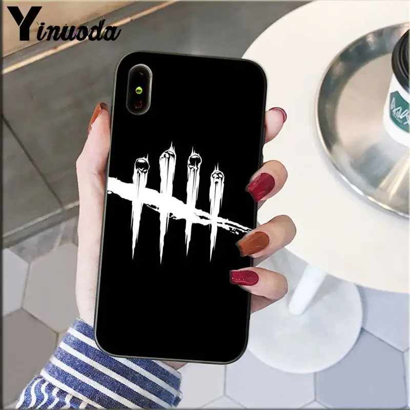 Мягкий силиконовый черный чехол Yinuoda для iPhone 5 5Sx 6 7 7plus 8 8Plus X XS MAX XR|Бамперы| |