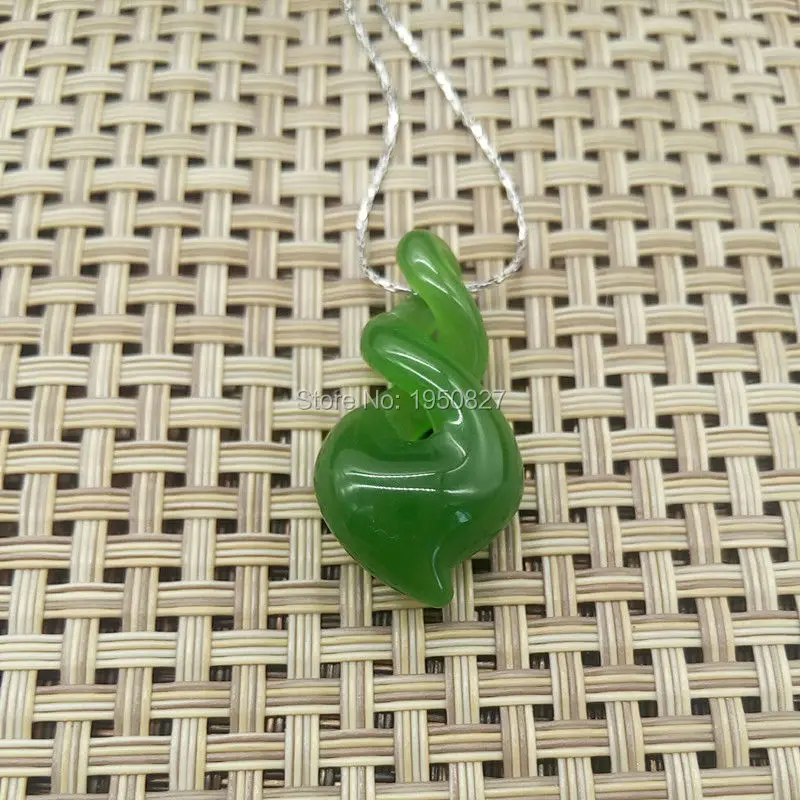 Падение доставка Новой Зеландии маори Стиль нефрит рыболовный крючок КУЛОН Хей