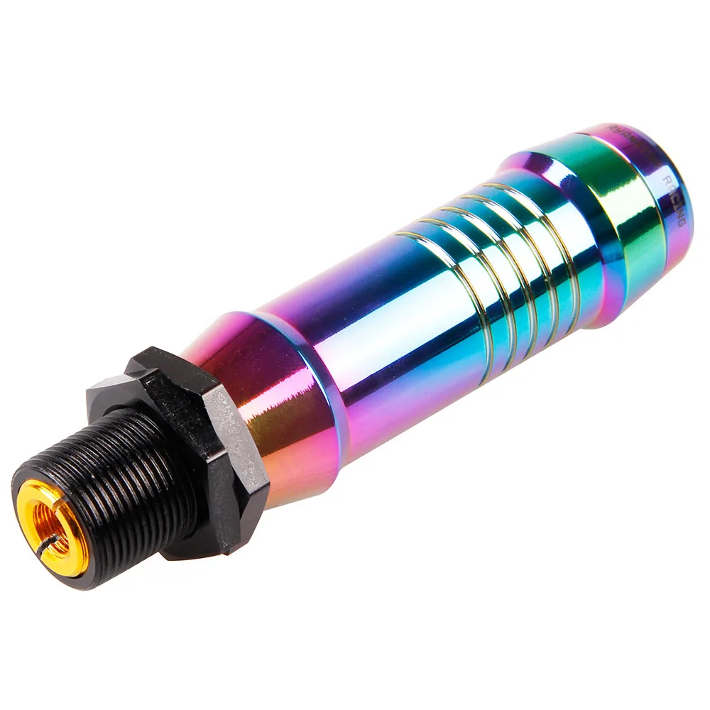 Ryanstar - Neo Chrome Aluminum &quotStealth&quot Style Adjustable 5/6Speed Shift Knob M10*1.5 / M12*1.5 M8*1.25 M10x1.25 M12*1.25 |