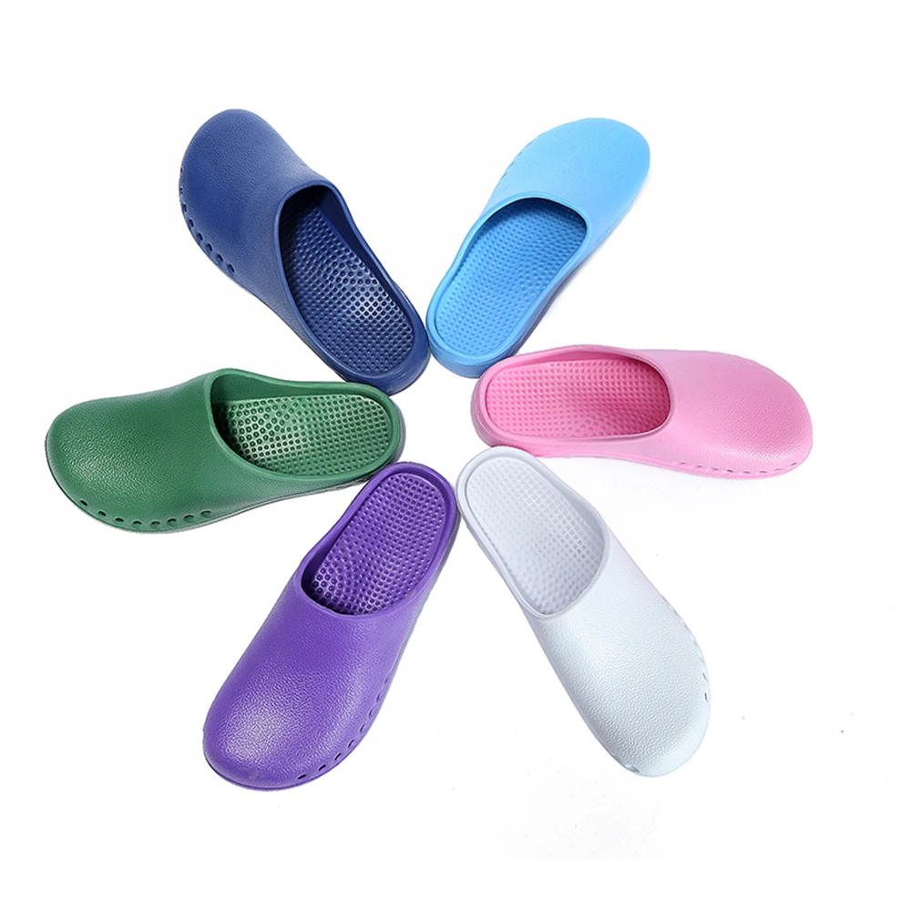

Unisex Medical Surgical Slippers Light Medical Shoes Anti-Bacterial Hospital Surgical Shoes Cleanroom Lab Doctors Nurses Shoes