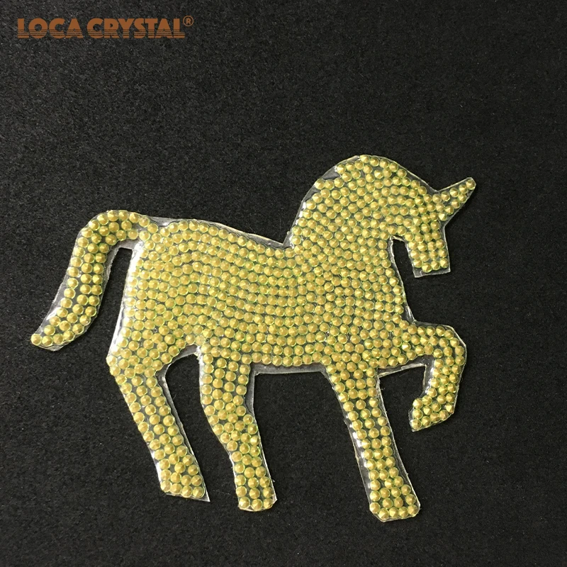 LOCACRYSTAL 9,5*7 см Апликация с кристаллами 3 цвета исправление нашивка со стразами теплопередачи одежды обуви сумка телефон diy