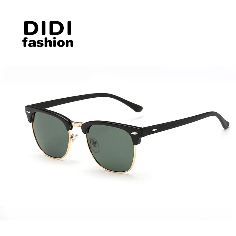 Женские поляризованные солнцезащитные очки DIDI винтажные дизайнерские кошачий