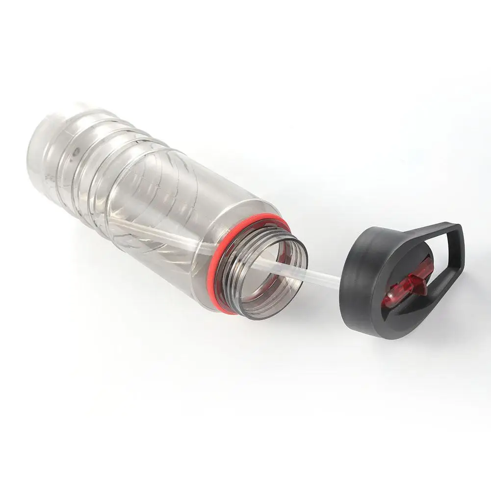 Бутылка с соломенной крышкой для напитков Спортивная бутылка гидратирующей