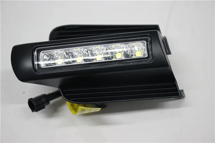 Светодиодный фары дневного света для Toyota Prado 120 LC120 GRJ120 Land cruiser 2003~ 2009 Противотуманные фары drl бампер свет