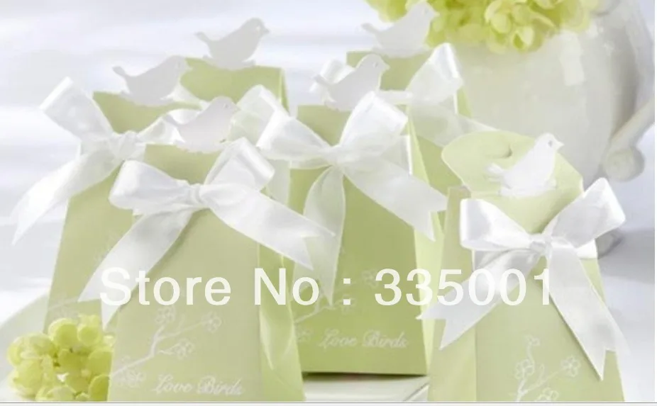 Свадебные вечерние коробка конфет-100 шт./лот &quotдля влюбленными птицами&quot