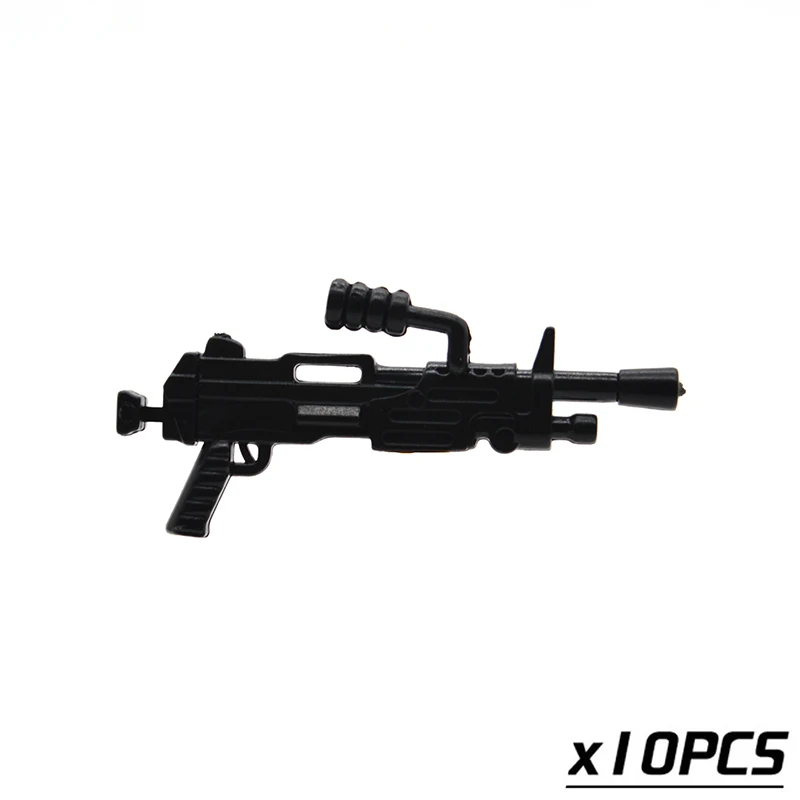 10 шт./лот WW2 военное оружие MP5KS армии Книги об оружии M249 SG552-S M4A1 M14A часть строительные блоки аксессуары игрушки для детей