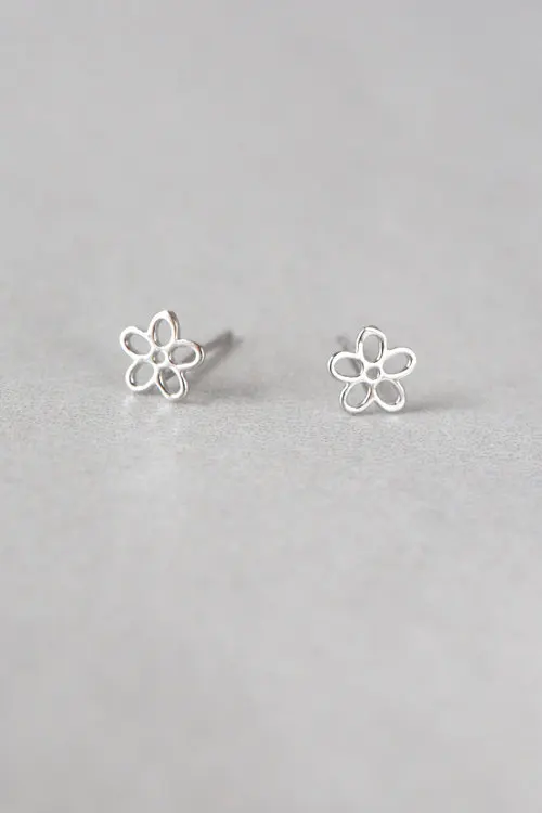 Платье с цветочным узором и массивные серьги гвоздики для женщин девочек Яркие