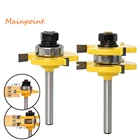 Набор фрез 2 шт., Насадки 8 мм для работ по дереву, полу и дереву