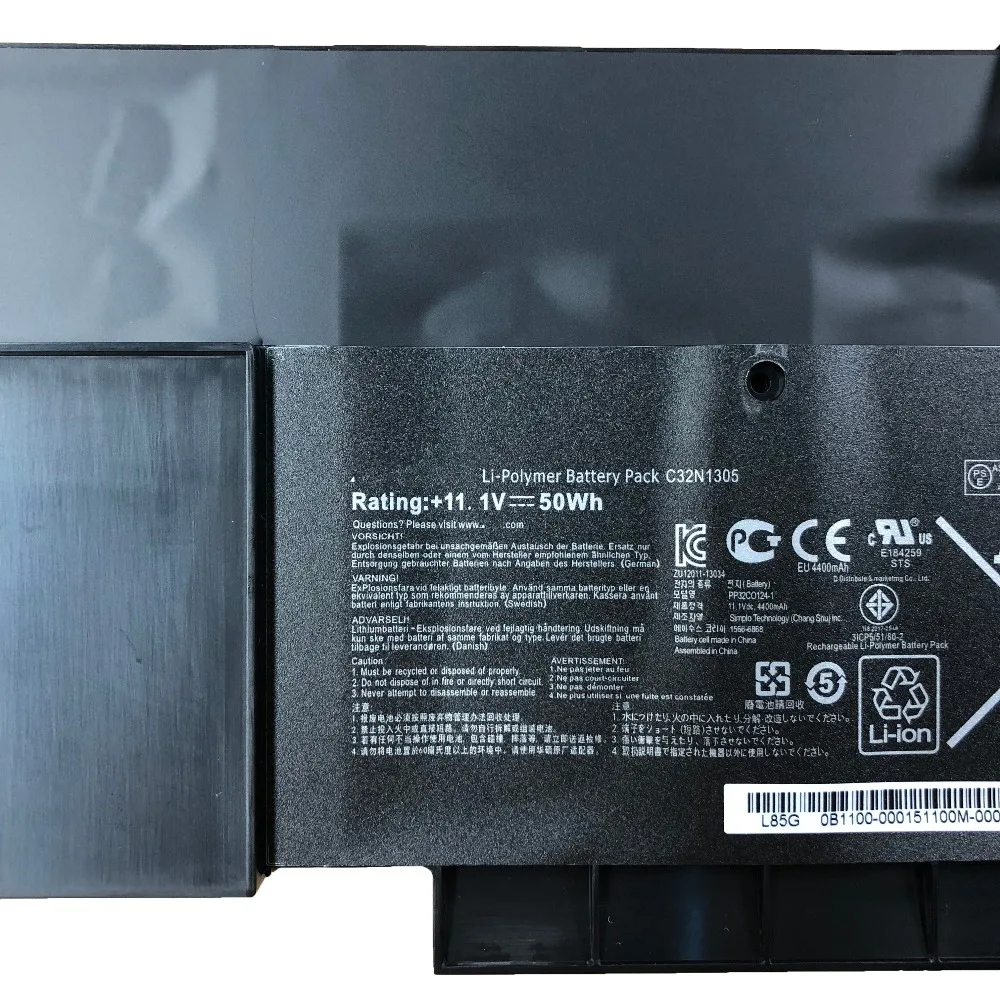 11 1 В 50wh C32N1305 новый оригинальный аккумулятор для ноутбука C32PHJ3 ASUS Zenbook Infinity UX301LA