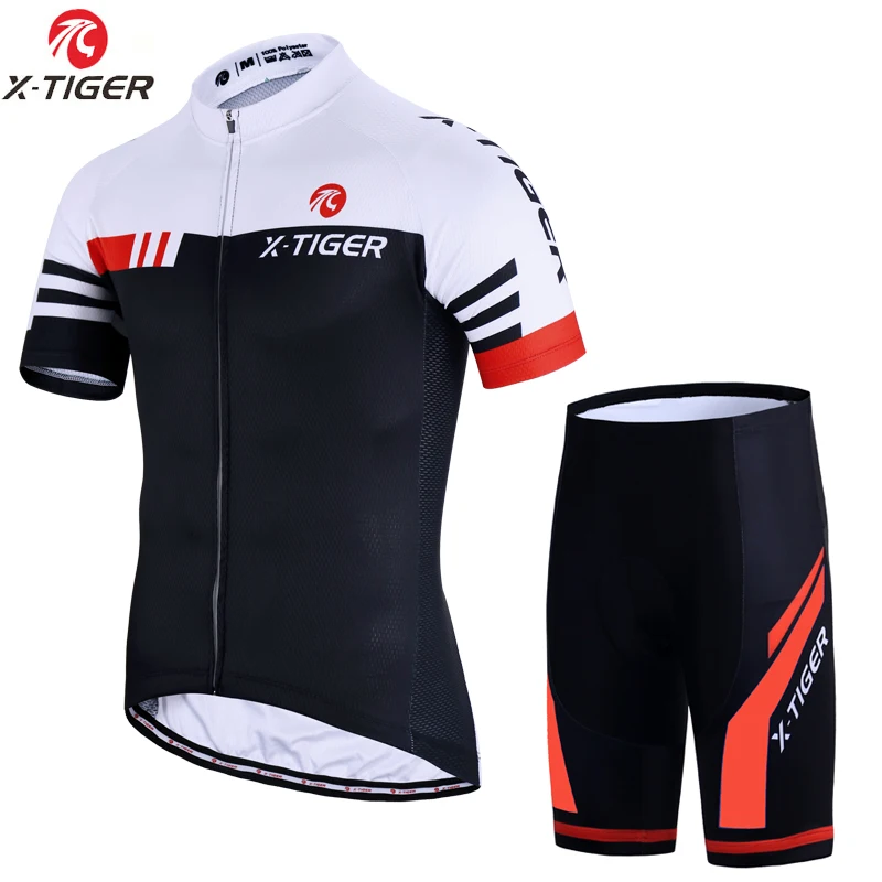 Normal Cycling Set X-Tiger велосипедные комплекты, велосипедная форма, летний комплект для велоспорта, велосипедные майки, одежда для горного велосипеда, дышащая одежда для велоспорта - Цвет: Normal Cycling Set