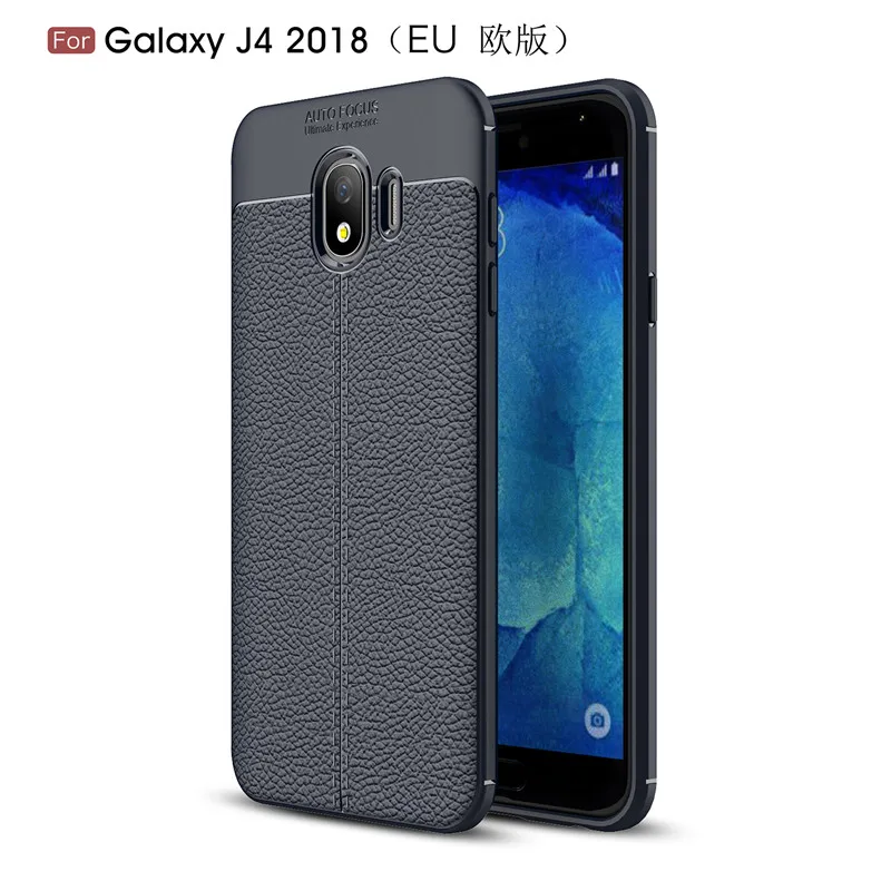 Чехол для Samsung Galaxy J4 2018 мягкий силиконовый бампер телефона чехол J400 5