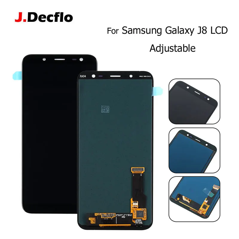 TFT/OLED для samsung Galaxy J8 2018 J800 lcd кодирующий преобразователь сенсорного экрана в сборе