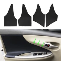 for toyota corolla 2007 2008 2009 2010 2011 2012 2013 2pcsset car door handle panel armrest microfiber leather cover