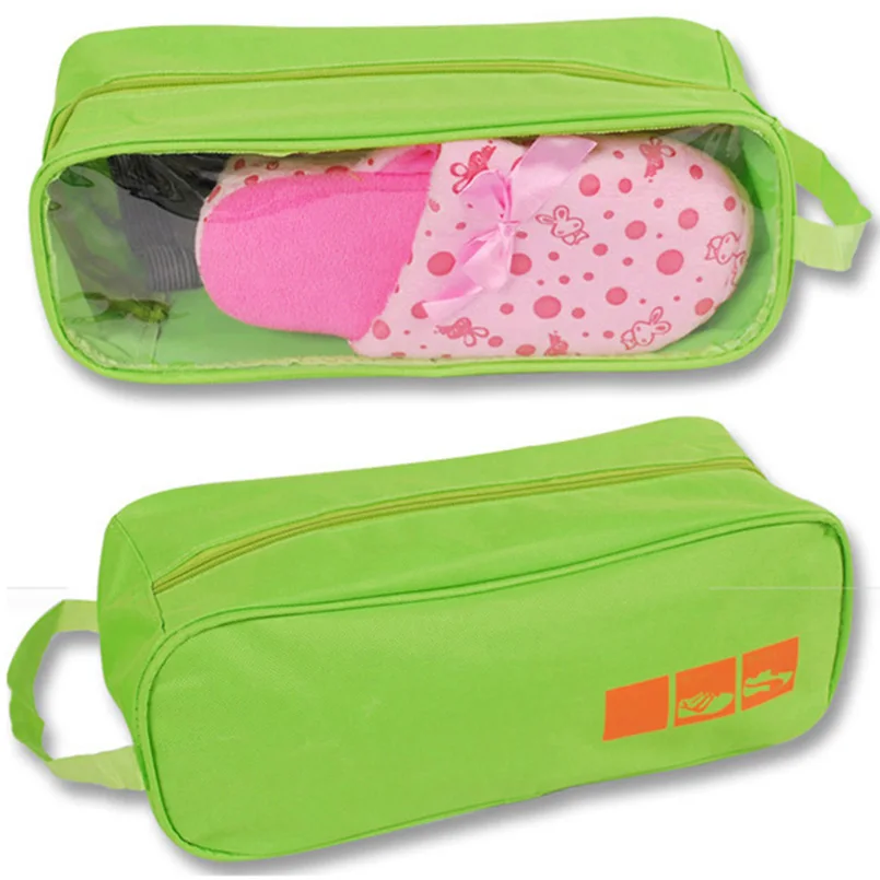 shoe bag A-2 Новая Экологичная полиэфирная портативная дорожная сумка для хранения обуви, пластиковая водонепроницаемая сумка для обуви, чехол-органайзер для сумок для мелочей - Цвет: shoe bag A-2