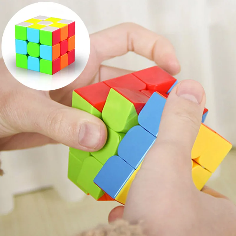 Новые яркие 3*3*3 Волшебные кубики Рубика профессиональная игрушки для детей