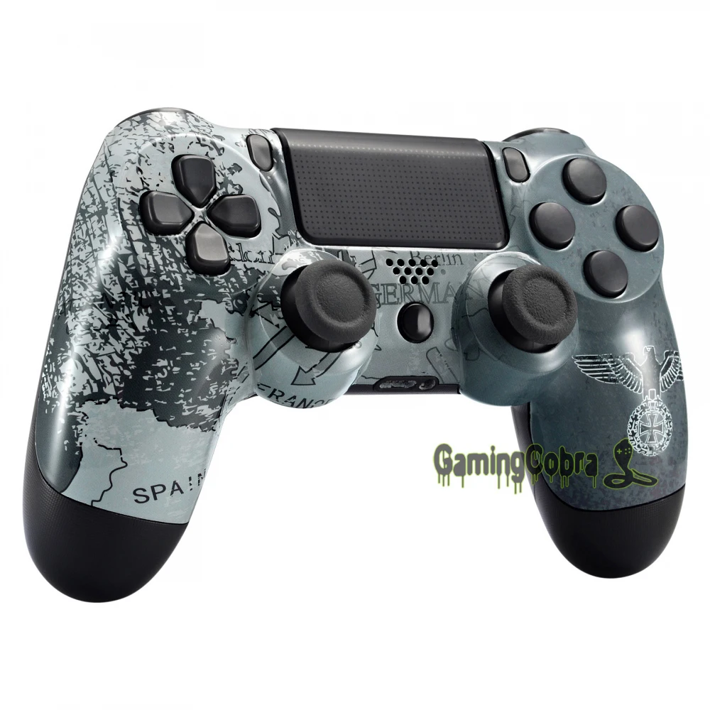 Второй мировой войны Орел узорные лицевые панели передний корпус для PS4 Pro тонкий игровой контроллер JDM-040/050/055