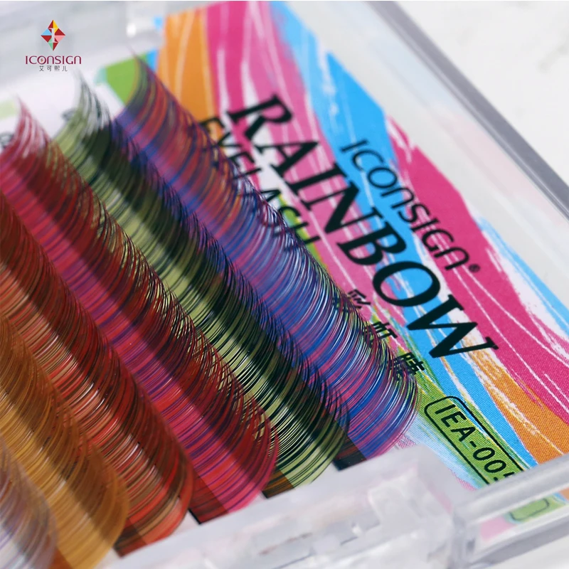 

Charming Shinning Eyelash Super Soft Colorful eye lashes Popular in Party Christmas Day Beauty Make up tools