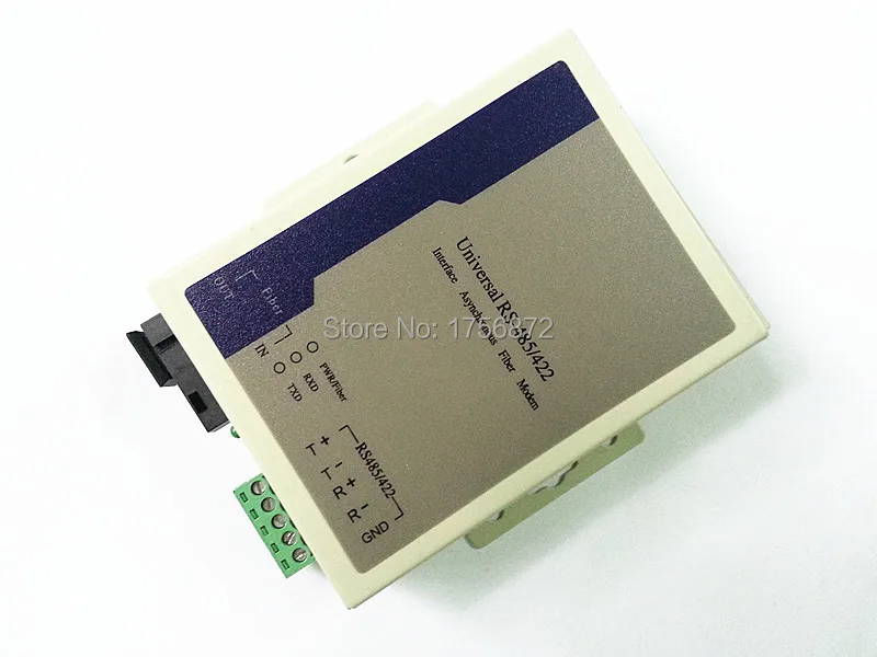 1 пара RS485/422 в оптоволоконный модем одномодовый SC 20 км rs485/422 ethernet конвертер|optic fiber