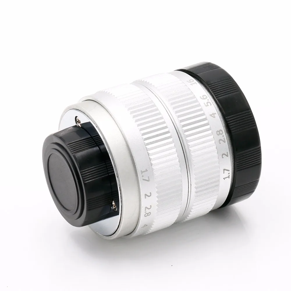 Фуцзянь 35 мм f/1,7 CCTV C микро-объектив камеры+ микро M4/3 адаптер+ капот для Panasonic Micro 4/3 E-P1 P3 G1 GF5 макро