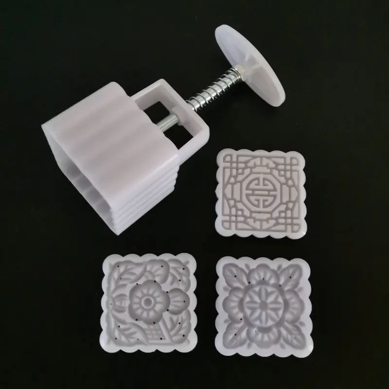 Квадратная форма для лунного торта 100 г ручного прессования рождественского