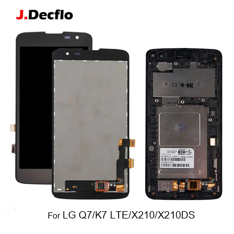 Для LG Q7 X210 Q610 X210DS ЖК дисплей кодирующий преобразователь сенсорного экрана в сборе