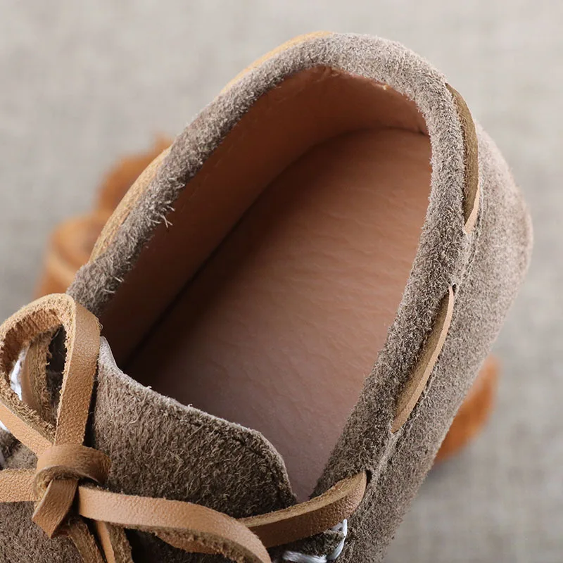 Мокасины из натуральной кожи с бантом 8 цветов|girls leather shoes|flat shoes girlskids flat |