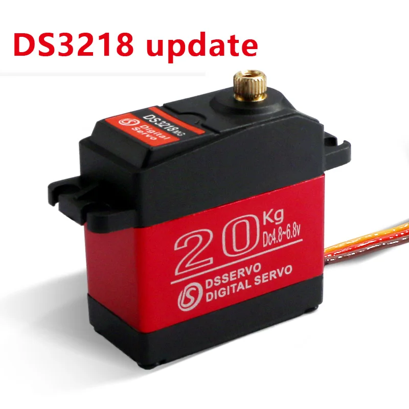 1X Водонепроницаемый rc servo DS3218 обновление и Профессиональная высокоскоростная металлическая Шестерня цифровой сервопривод baja сервопривод 20 кг/. 09S для 1/8 1/10 Масштаб RC автомобилей