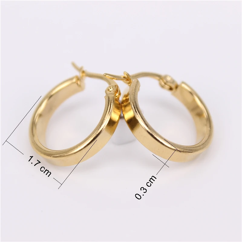Popular accessories 17- 72MM diameter cute Stainless steel earring Smooth for wear Special offer Hoop For women HX2 | Украшения и