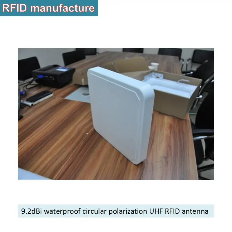 9.2dbi uhf rfid антенна 860 960 МГц пассивная epc gen2 ISO18000 6c работает с считывателем/метками