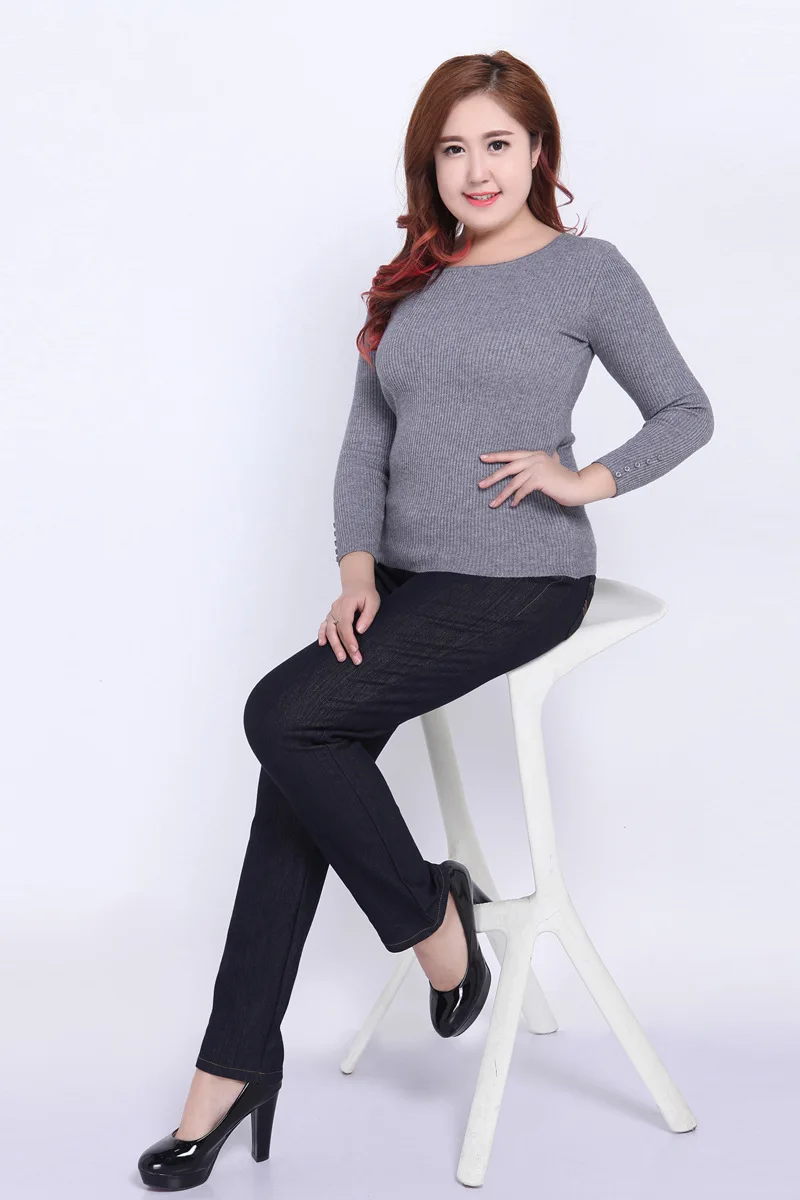 Женские джинсовые брюки большого размера плюс 9XL 8XL 7XL 6XL женские узкие брюки весенние офисные женские джинсы для женщин YHFS