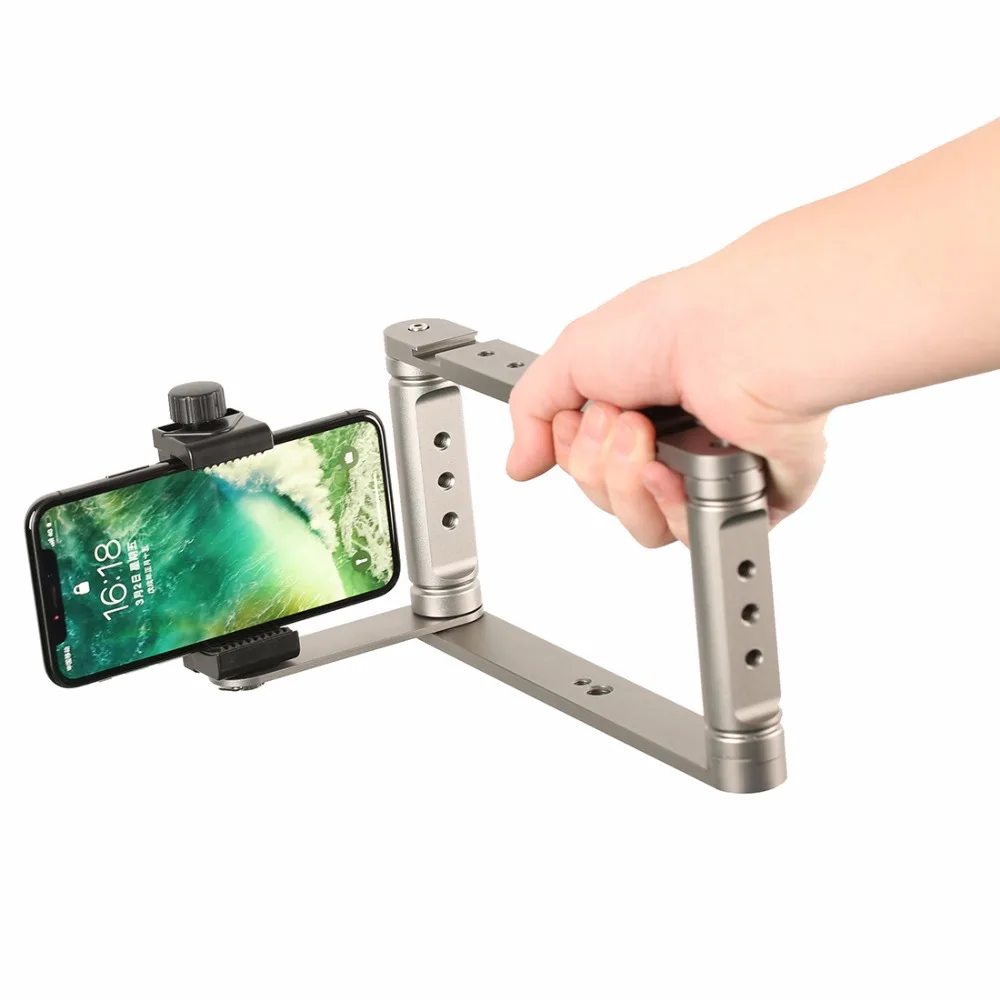 Смартфон видео Rig Filmmaking запись Vlogging Rig чехол, сотовый телефон Фильмы Крепление-стабилизатор для iPhone Xs Max XR X 8 7 Plus