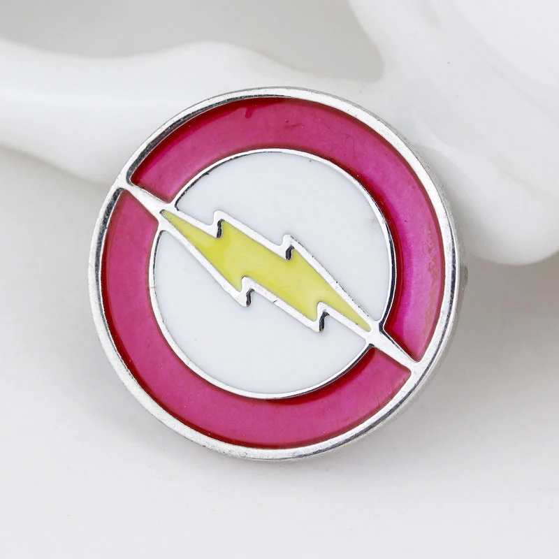 Оптовая продажа 2017 супергерой флэш Броши DC комиксов сплав flash отворотом Булавки