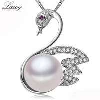 big real natural freshwater pearl pendant necklace for womenmother pearl pendant fine jewelry drop shipping goose design