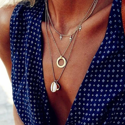 Tenande винтажные богемные бусы цепь с искусственным жемчугом подвески для женщин